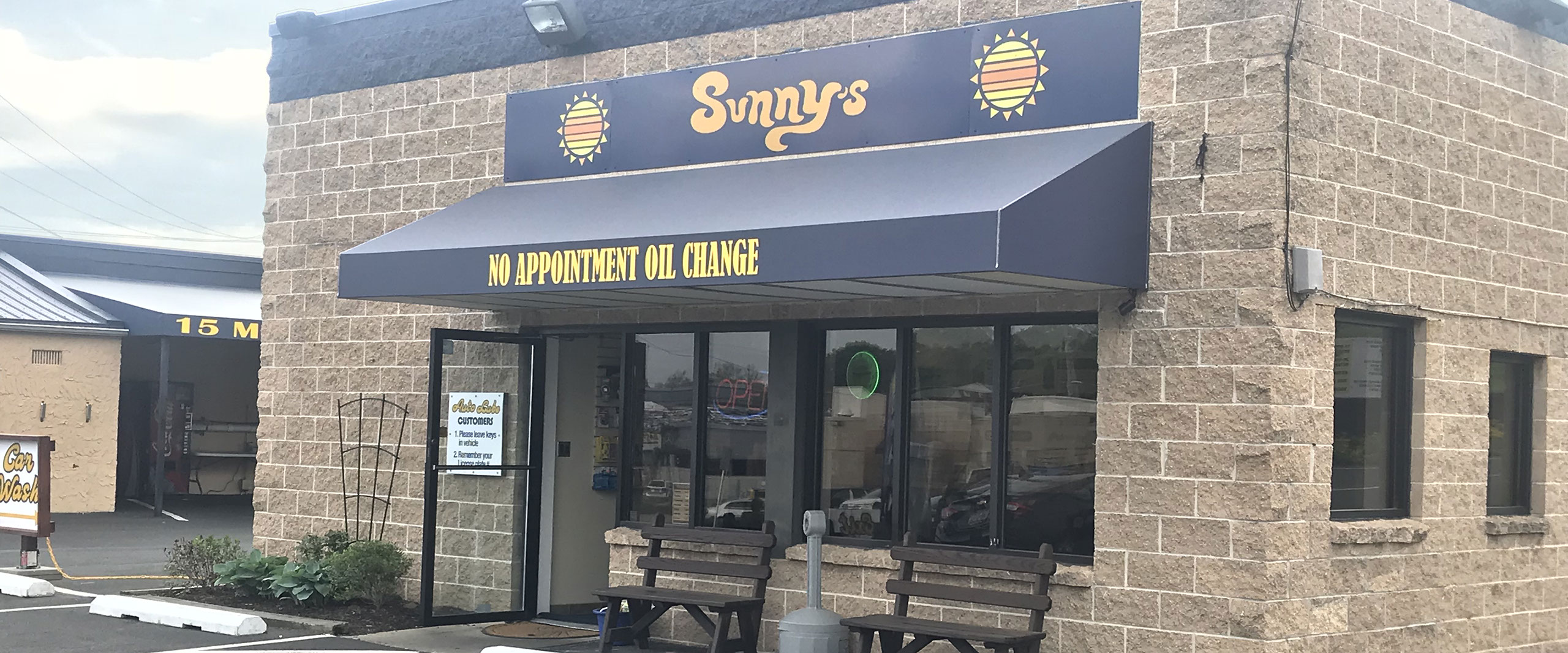 Sunny's Car Wash & Auto Lube storefront
